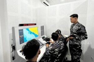 Satkat Koarmada I Simulasi Hadapi Kapal Asing Pencuri Ikan di Laut Natuna Utara