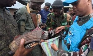 Satgas Garuda MONUSCO Awasi Penyerahan Diri Puluhan Militan di Balingina