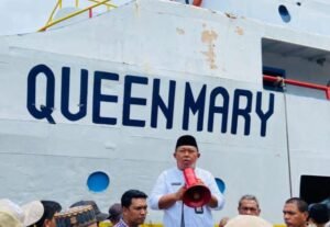 KM Queen Mary Kembali Sandar di Pelabuhan Sultan Mudafar Syah II, Pemkot Ternate Pastikan Perbaikan Dermaga
