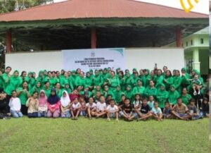 HUT ke-80 Persit KCK, Persit Kodim 1508/Tobelo Gelar Lomba Permainan Tradisional untuk Anak