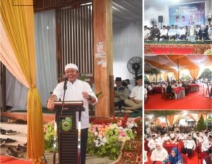Gubernur Herman Deru Hadiri Pengajian Ramadhan di Banyuasin, Serahkan Santunan Anak Yatim