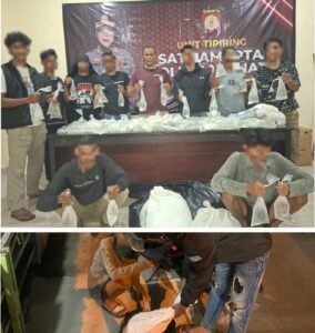 Razia Minuman Keras Ilegal di Ternate, 500 Kantong Cap Tikus Disita Polisi