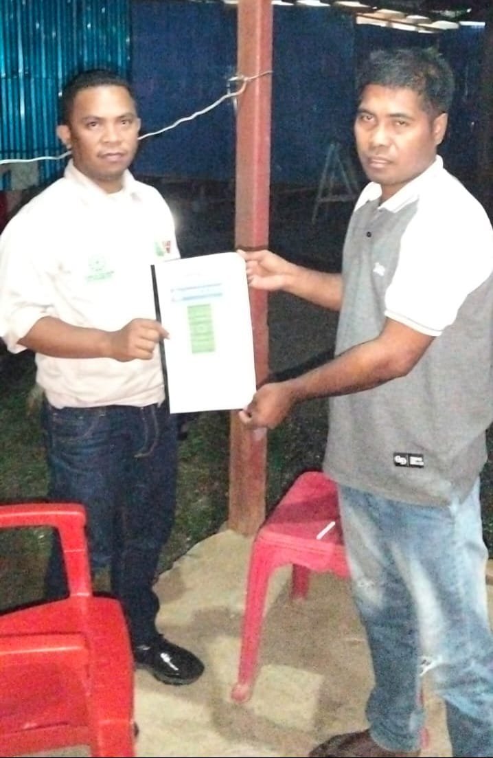 Perwakilan PT. IWIP Terima Proposal dan Surat Tuntutan dari Karang Taruna Lukulamo, Sebut 6 Poin Prioritas Pembangunan