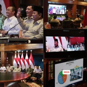 Presiden Prabowo Resmikan 218 Jembatan di Seluruh Indonesia, Menhan Sjafrie Turut Mendampingi