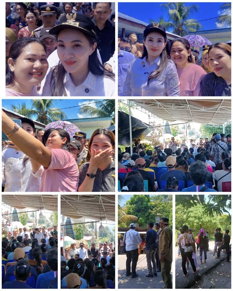 Dari Layar Hp dan Televisi ke Nyata Momen Haru Warga Sibenpopo dan Yeke Bertatap Muka Langsung dengan IBU SHERLY TJOANDA LAOS