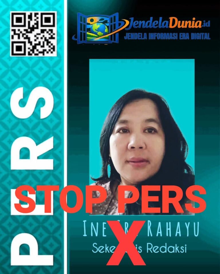 STOP PERS  Pencabutan Status dan Larangan Penggunaan Atribut Jurnalistik   