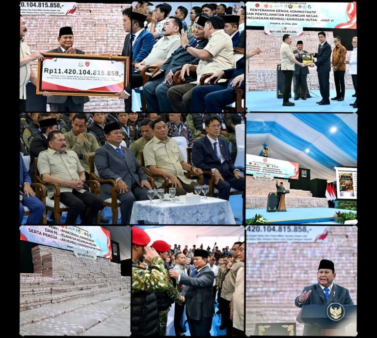 Menhan Sjafrie Hadiri Penyerahan Hasil Penyelamatan Aset Negara di Kejaksaan Agung