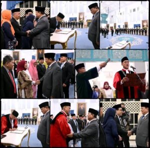 Presiden Prabowo Lantik Hakim Konstitusi, Pimpinan Ombudsman, dan Duta Besar RI