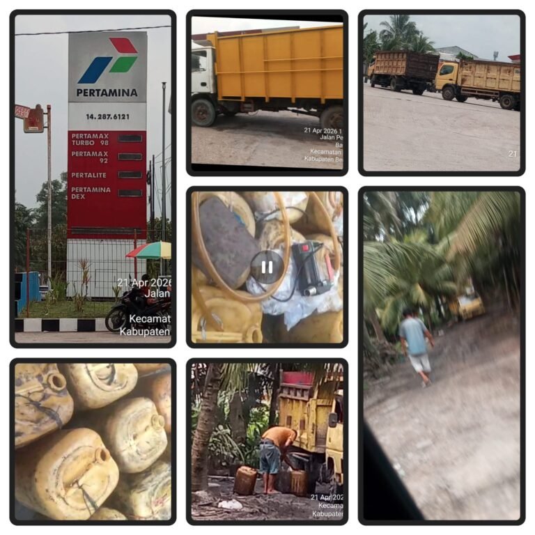 Terbongkar! SPBU di Pinggir Bengkalis Diduga Jadi Ladang Mafia BBM Subsidi