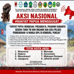 AKSI NASIONAL – RAKYAT PAPUA MENGGUGAT