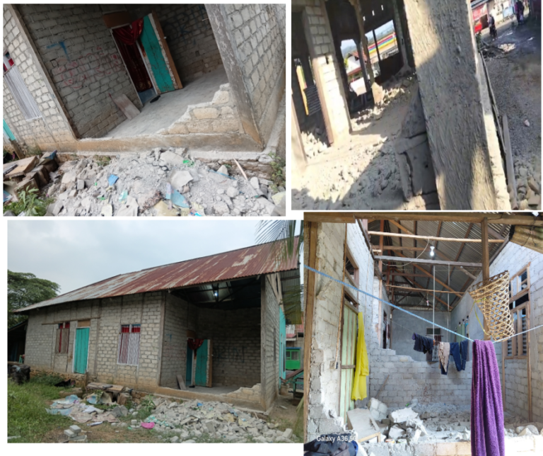 Gempa M 7,6 Rusak Sejumlah Rumah di Desa Lukulamo Halmahera Tengah, Warga Minta Perhatian Pemerintah