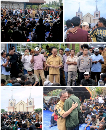 SELESAI DENGAN MAAF WARGA BANEMO DAN SIBENPOPO BAIKAN, KEMBALI JALIN SILATURAHMI DENGAN SEMANGAT FAGOGORU