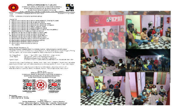 📢 Satukan Kekuatan, Perkuat Suara BURUH DAN RAKYAT