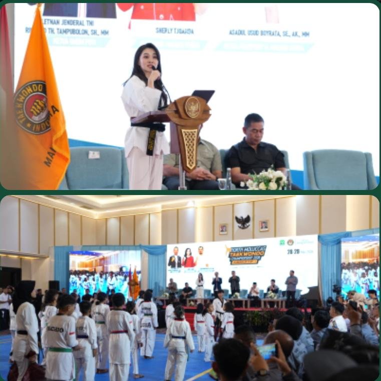 Gubernur Sherly Buka Taekwondo Championship Gubernur Cup I 2026, Tegaskan Komitmen Bangun Prestasi Atlet Malut