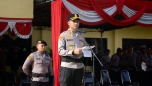 45 Personel Polres Berau Naik Pangkat, Kapolres Tekankan Amanah dan Tanggung Jawab