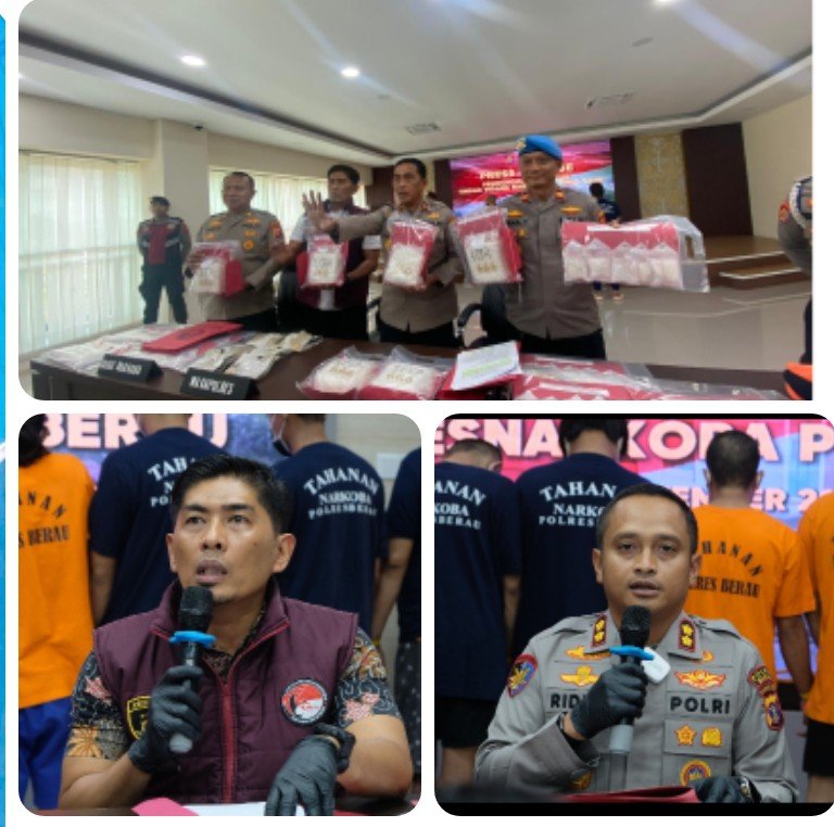 Polres Berau Gagalkan Peredaran 8 Kilogram Sabu, Diduga Dikendalikan Napi dari Lapas Tarakan