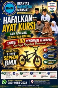 Gerakan Sejuta Ayat Kursi, Ikhtiar BNM Sulsel Bentengi Generasi dari Narkotika dan Maksiat