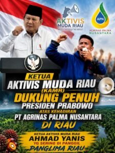 Pernyataan Sikap Dukungan Resmi Ketua Aktivis Muda Riau