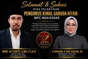 DPW APPI Sulawesi Selatan Ucapkan Selamat kepada Pengurus Kiwal Garuda Hitam MPC Makassar: Momentum Memperkuat Persatuan dan Kebersamaan